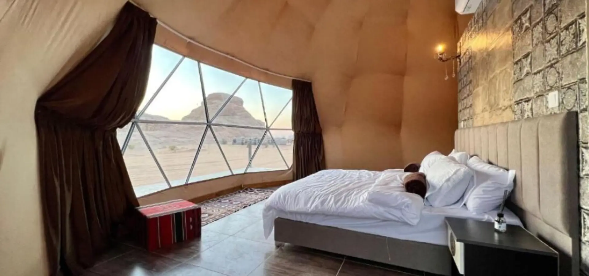 Martian tent bedroom