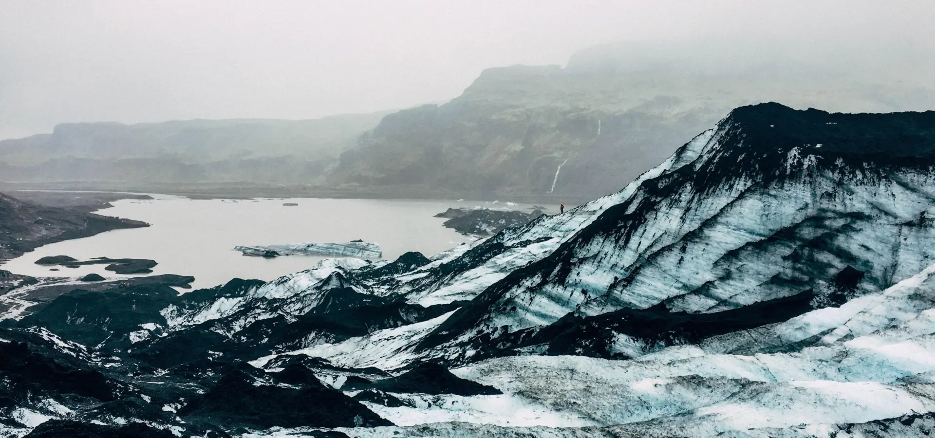Solheimajokull glacier