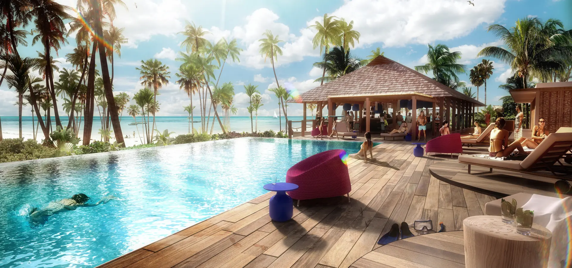 Swimming pool zuri zanzibar