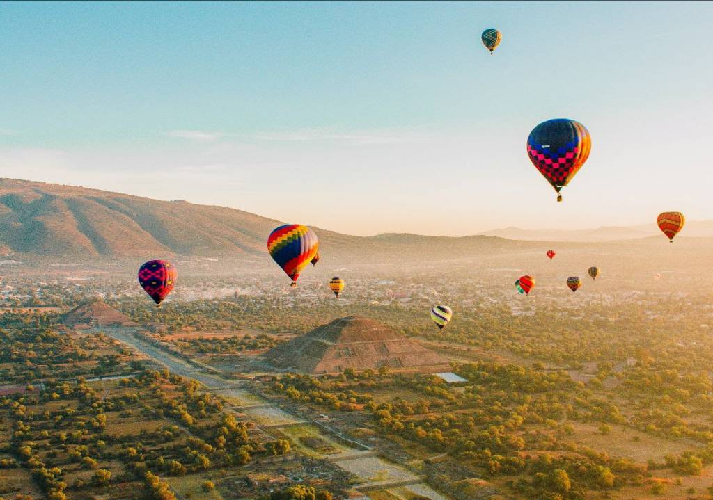 Ballonvaart Teotihuacan