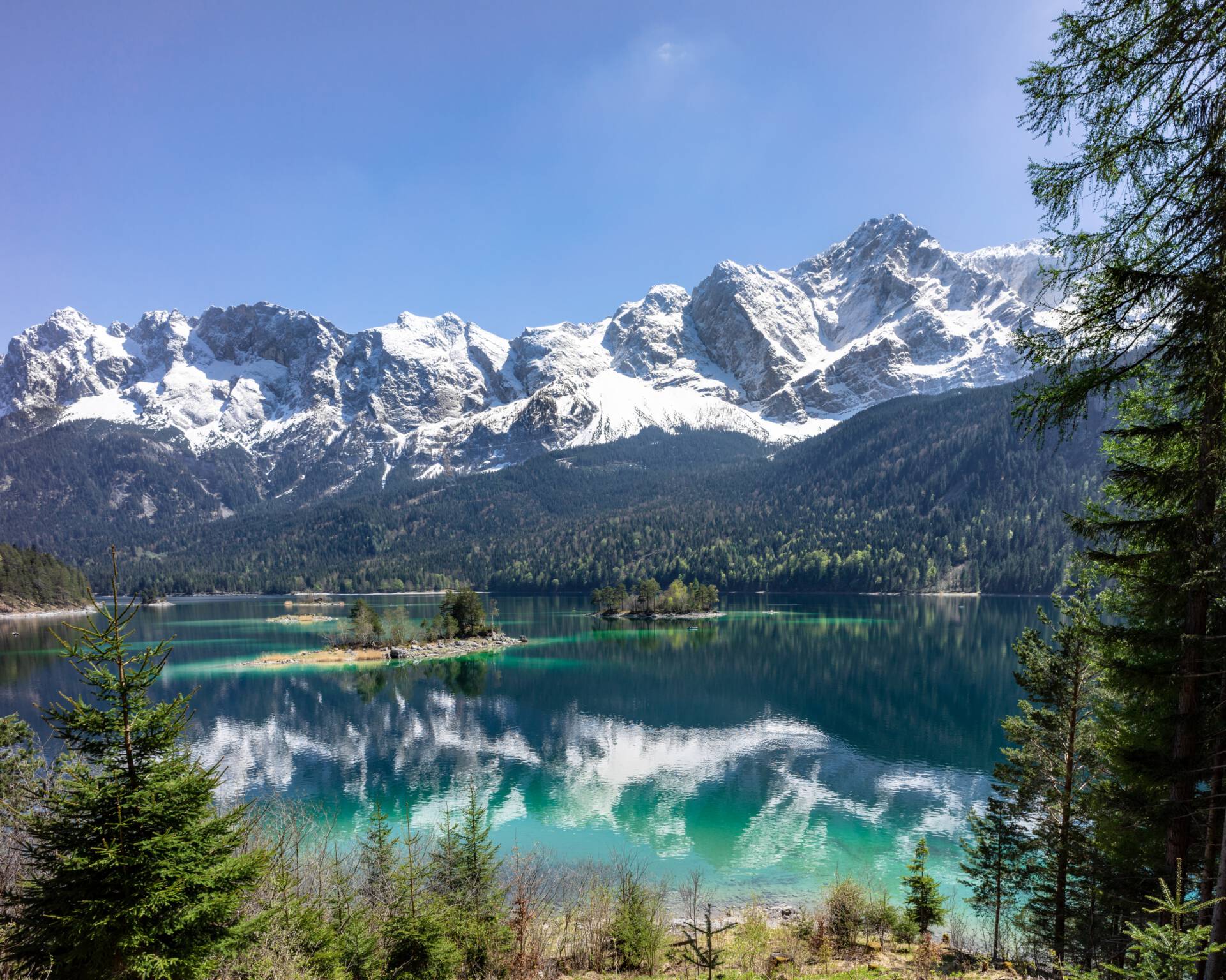 De Eibsee in Duitsland