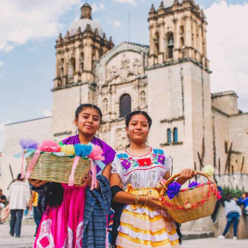 Mexicaanse dames in Oaxaca